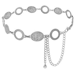 1483 Metal Chain Waist Belt For Women Cowgirl Boho